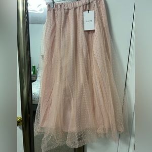 CO-TE pink tulle skirt brand new with tags
